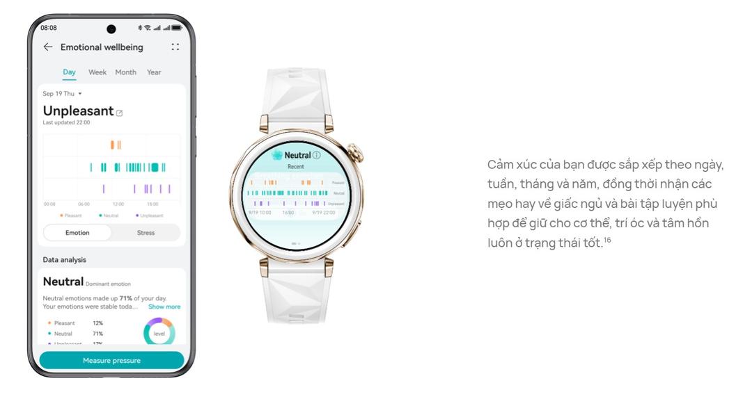 huawei gt 5 42mm theo d&otilde;i sức khỏe