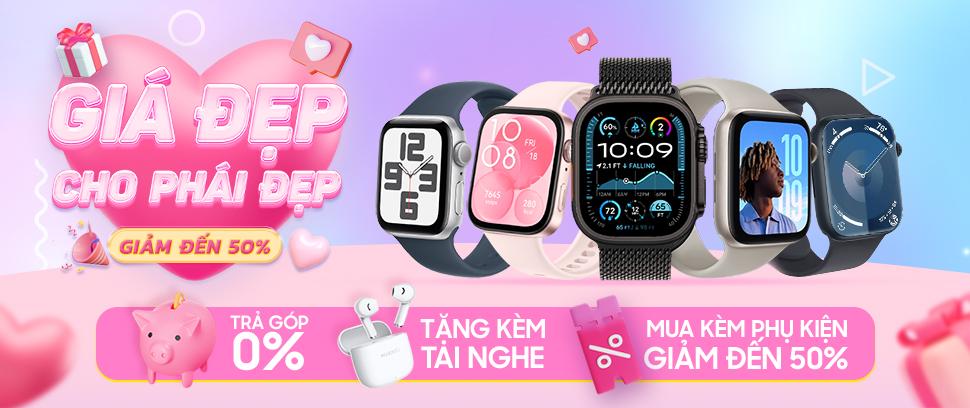 SMARTWATCH GIÁ ĐẸP CHO PHÁI ĐẸP - GIẢM ĐẾN 50%