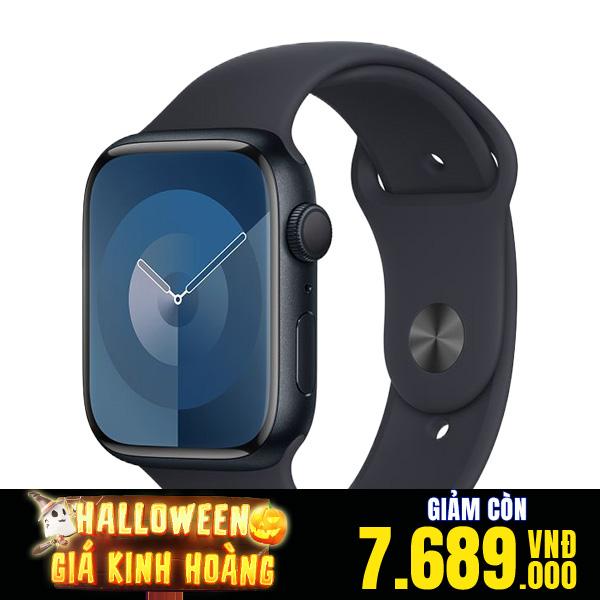 Apple Watch Series 9 41mm GPS Viền Nhôm Dây Cao Su Chính Hãng