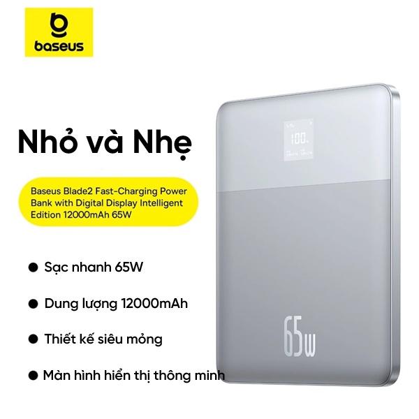 Pin Sạc Dự Phòng Baseus Blade2 65W 12000mAh