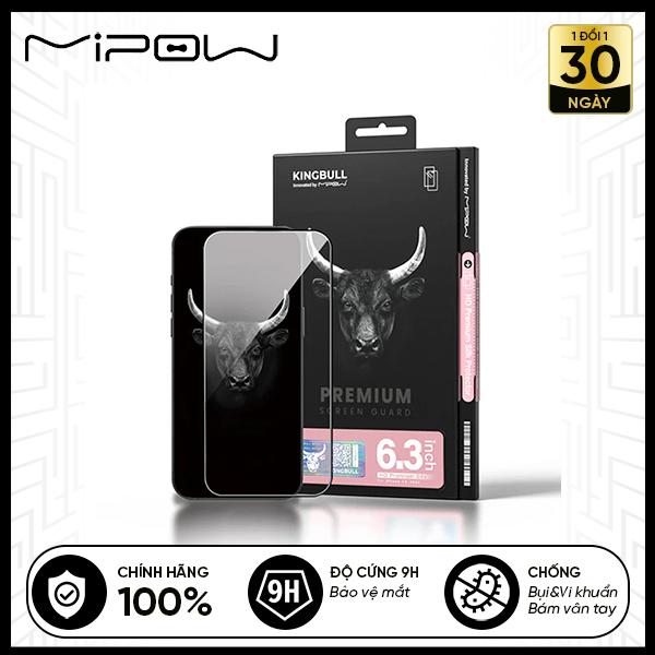 Miếng Dán Cường Lực Mipow KingBull HD Cho iPhone 16 Series