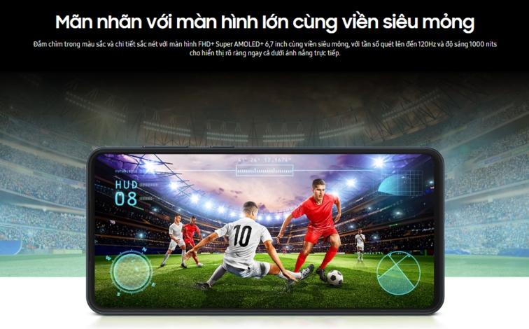 m&agrave;n h&igrave;nh galaxy m55