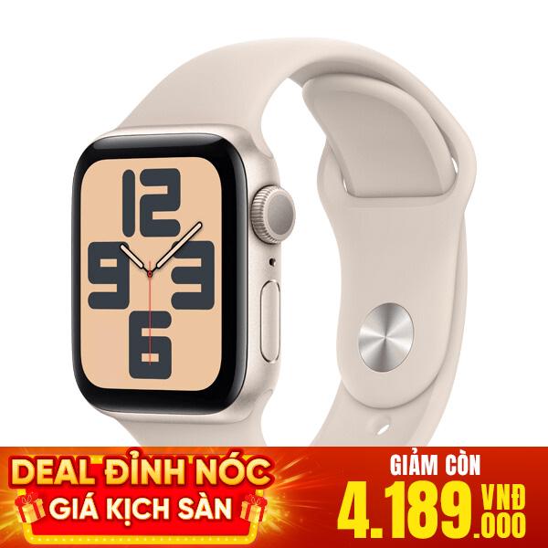 Apple Watch SE 2023 40mm GPS Viền Nhôm Mới Trần - Chưa Kích Hoạt