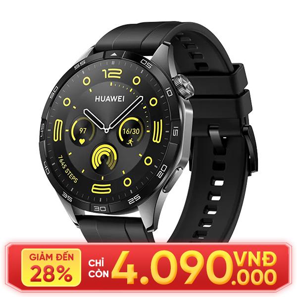 Đồng hồ thông minh Huawei Watch GT4 46mm - Dây Silicone Chính Hãng