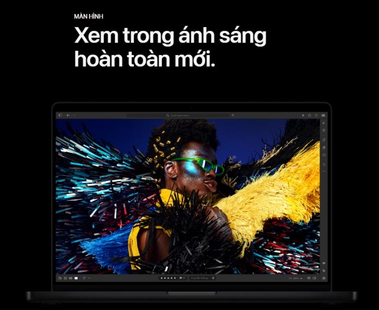m&agrave;n h&igrave;nh macbook m4 14 inch