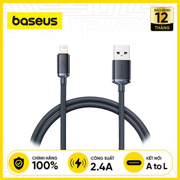 Cáp Sạc BASEUS Crystal Shine USB-A to Lightning 1.2M