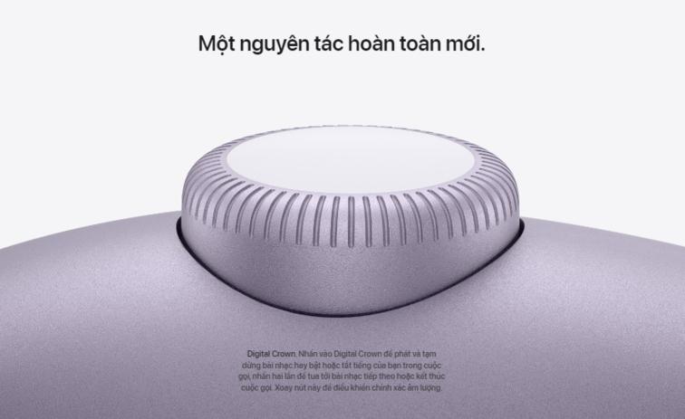 N&uacute;t xoay Digital Crown si&ecirc;u tiện lợi, thao t&aacute;c dễ d&agrave;ng