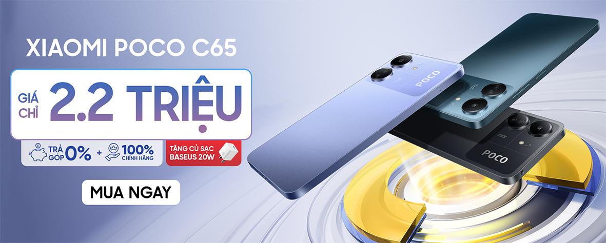 XIAOMI POCO C65 - GIÁ CHỈ 2.2 TRIỆU