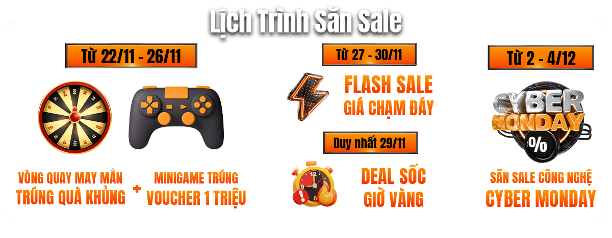 LỊCH TRÌNH SĂN SALE