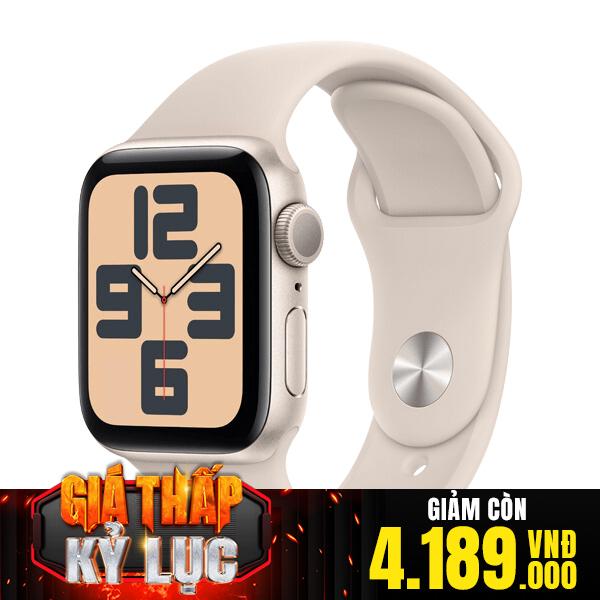 Apple Watch SE 2023 40mm GPS Viền Nhôm Mới Trần - Chưa Kích Hoạt