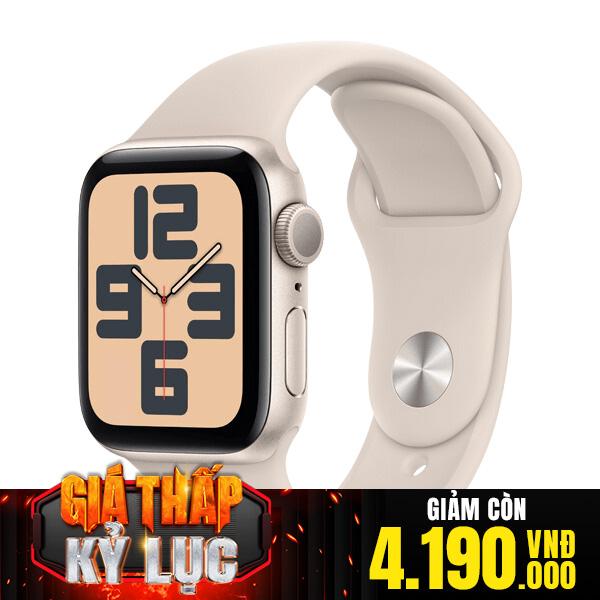 Apple Watch SE 2023 40mm GPS Viền Nhôm Mới Trần - Chưa Kích Hoạt