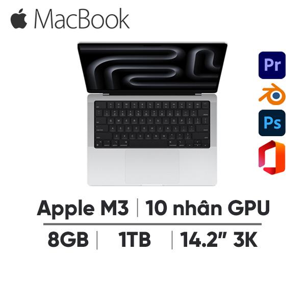 MacBook Pro M3 14 Inch (8GB/1TB) | Chính Hãng Apple Việt Nam