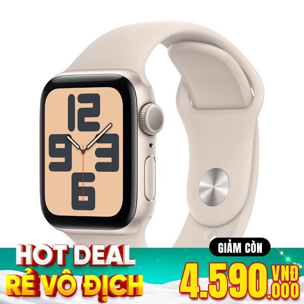 Apple Watch SE 2023 44mm GPS Viền Nhôm Mới Trần - Chưa Kích Hoạt