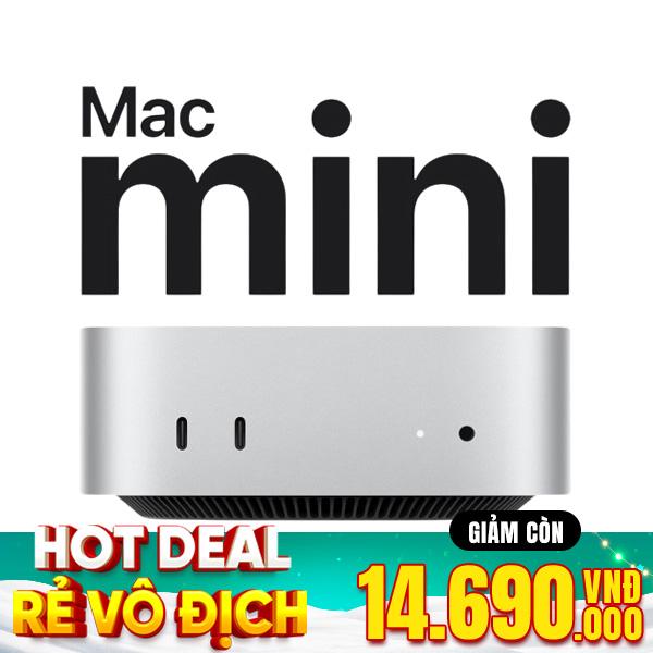 Mac mini M4 2024 10 CPU 10 GPU (16GB/256GB) | Chính Hãng Apple Việt Nam