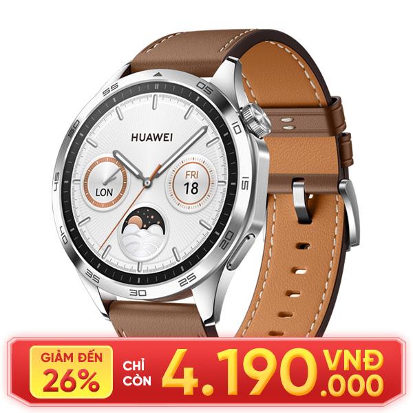 Đồng hồ thông minh Huawei Watch GT4 46mm - Dây Da Chính Hãng