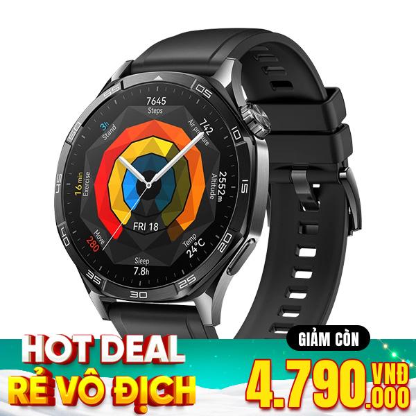 Đồng hồ thông minh Huawei Watch GT5 46mm - Dây Silicone Chính Hãng