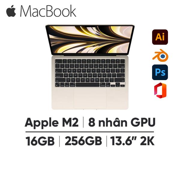 MacBook Air M2 13 Inch 8 CPU 8 GPU (16GB/256GB) | Chính Hãng Apple Việt Nam