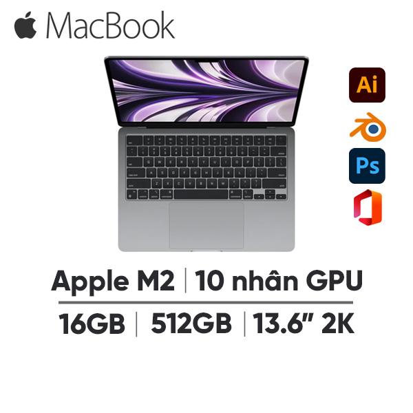 MacBook Air M2 13 Inch 8 CPU 10GPU (16GB/512GB) | Chính Hãng Apple Việt Nam