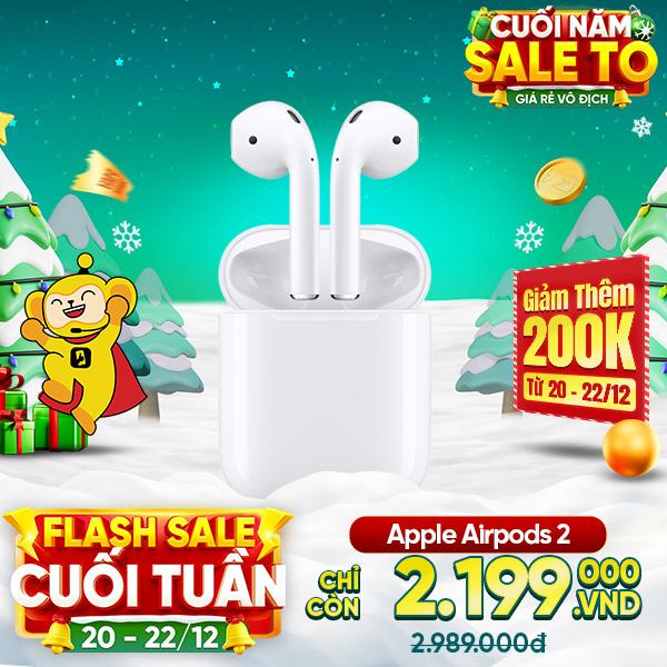 Tai nghe Apple AirPods 2 Hộp Sạc Có Dây Likenew - Fullbox