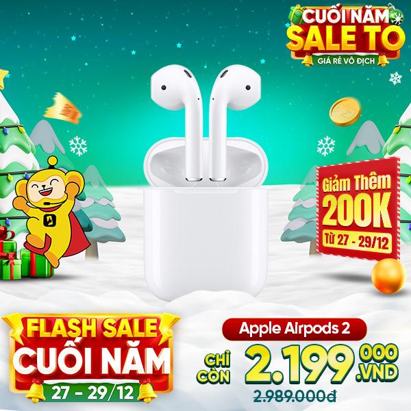 Tai nghe Apple AirPods 2 Hộp Sạc Có Dây Likenew - Fullbox