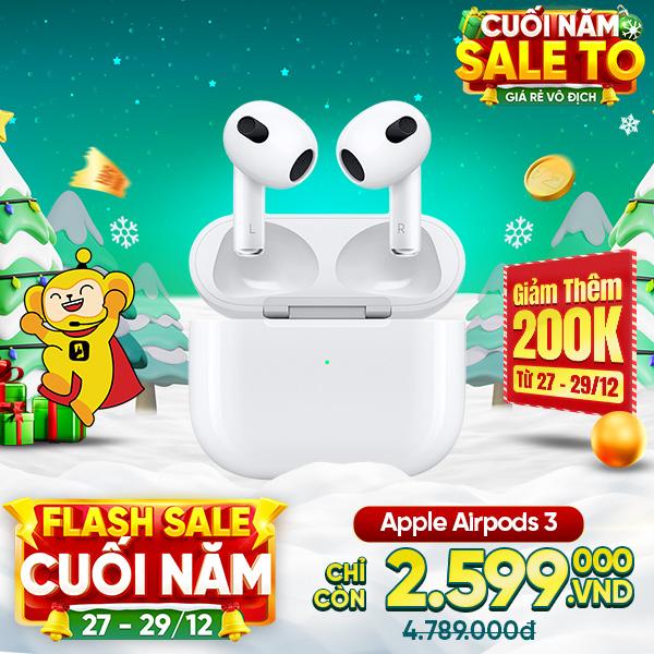 Tai nghe Apple AirPods 3 Likenew - Fullbox