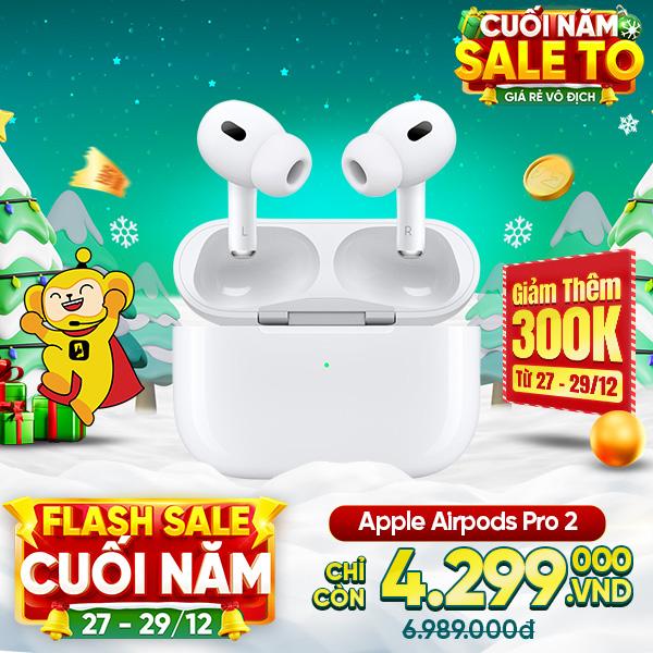 Tai Nghe Apple AirPods Pro 2 Magsafe Charge 2023 (USB-C) Likenew - Fullbox