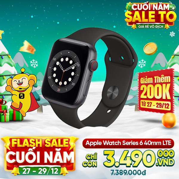 Apple Watch Series 6 40mm LTE Viền Nhôm Cũ