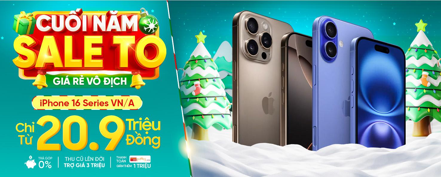 SẴN HÀNG IPHONE 16 SERIES VN/A