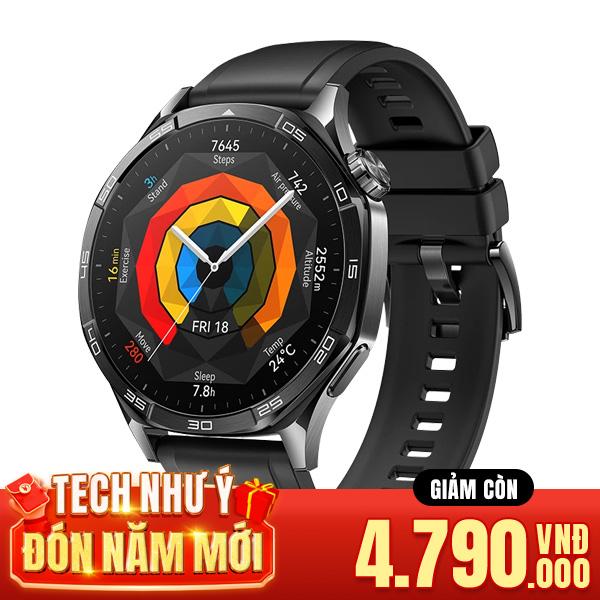 Đồng hồ thông minh Huawei Watch GT5 46mm - Dây Silicone Chính Hãng