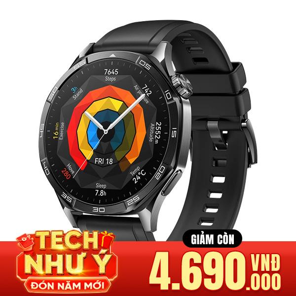 Đồng hồ thông minh Huawei Watch GT5 46mm - Dây Silicone Chính Hãng