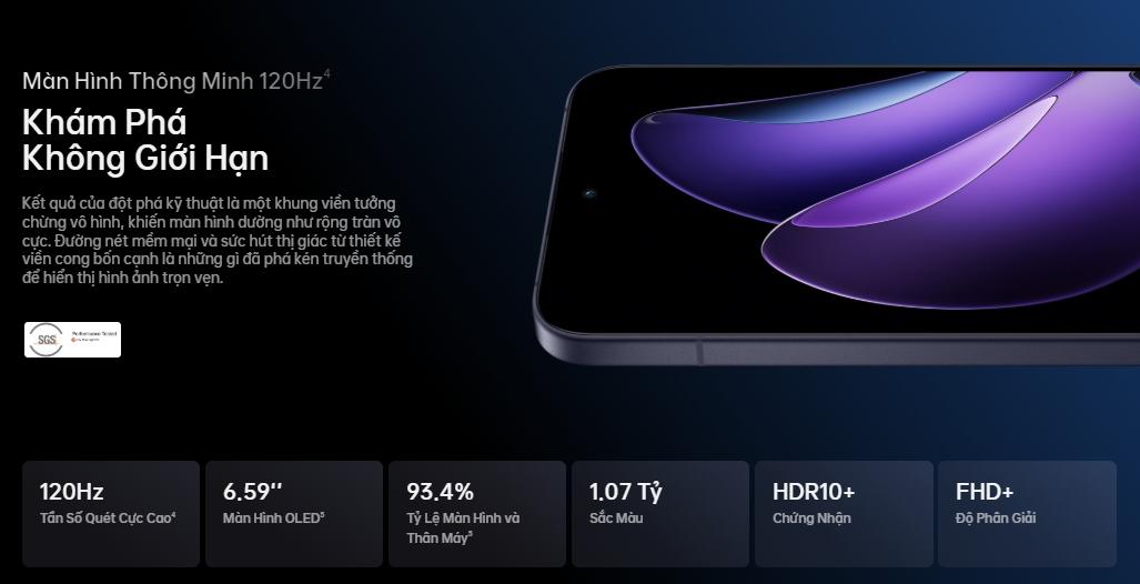 m&agrave;n h&igrave;nh Oppo Reno13 5G