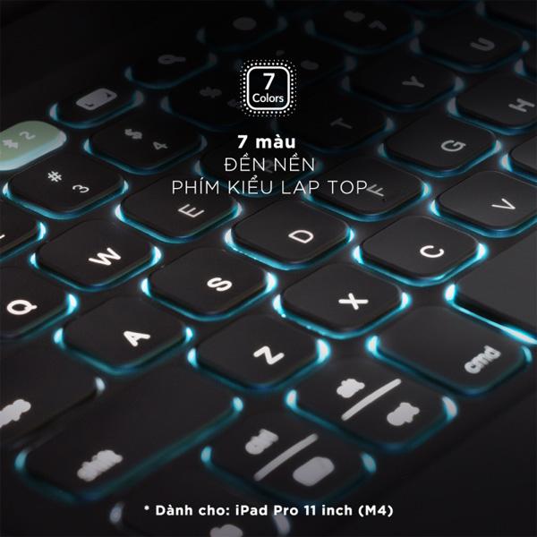 Bao Da Kèm Bàn Phím ZAGG Pro Keys 2 iPad Pro M4 13 inch Chính Hãng