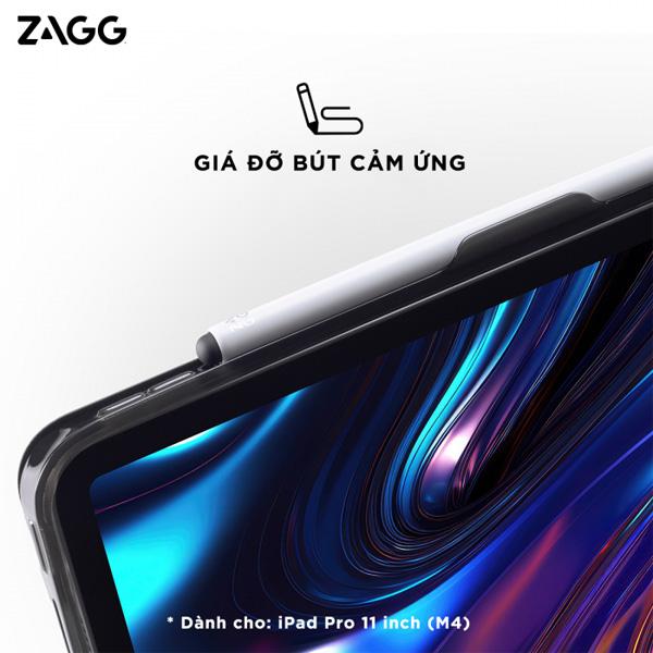 Bao Da Kèm Bàn Phím ZAGG Pro Keys 2 iPad Pro M4 13 inch Chính Hãng