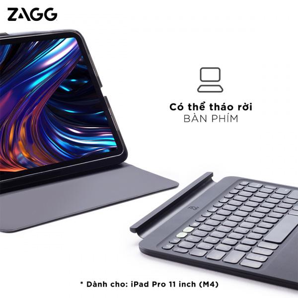 Bao Da Kèm Bàn Phím ZAGG Pro Keys 2 iPad Pro M4 13 inch Chính Hãng