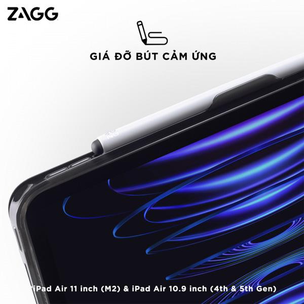 Bao Da Kèm Bàn Phím ZAGG Pro Keys 2 iPad Air M2 13 inch Chính Hãng