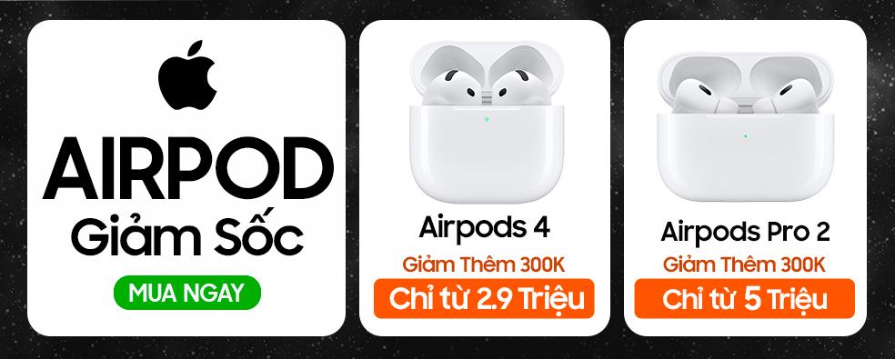 APPLE AIRPODS CHÍNH HÃNG - CHỈ TỪ 2.9 TRIỆU