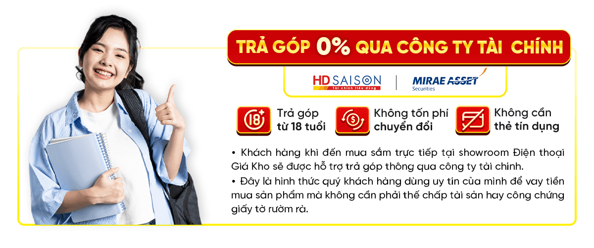 TRẢ GÓP QUA CÔNG TY TÀI CHÍNH - HD Saison | Mirae Asset