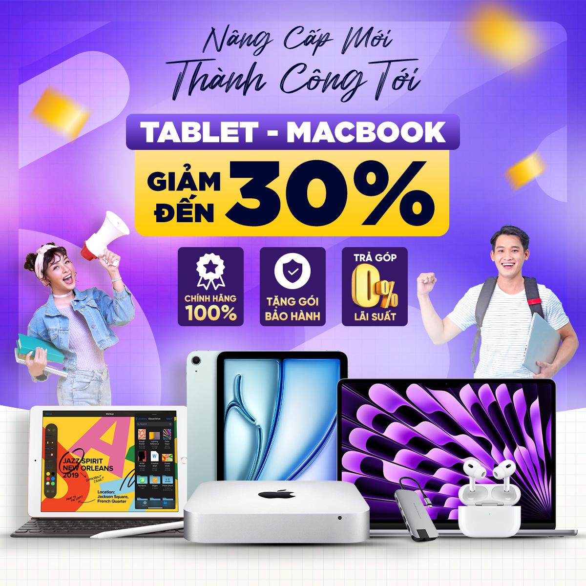 GIẢM ĐẾN 30% | TRẢ GÓP 0% | THU CŨ LÊN ĐỜI