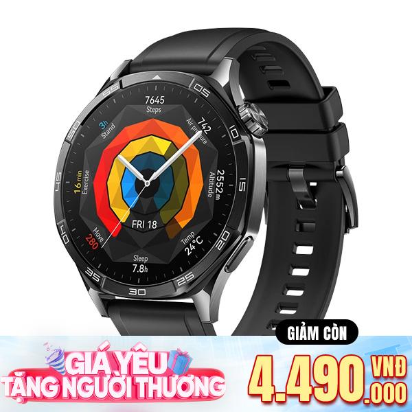 Đồng hồ thông minh Huawei Watch GT5 46mm - Dây Silicone Chính Hãng