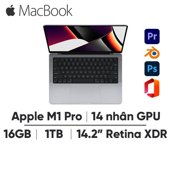 MacBook Pro M1 Pro 14 Inch (16GB/1TB) Cũ 99% | Giá Tốt Nhất, BH 06 Tháng