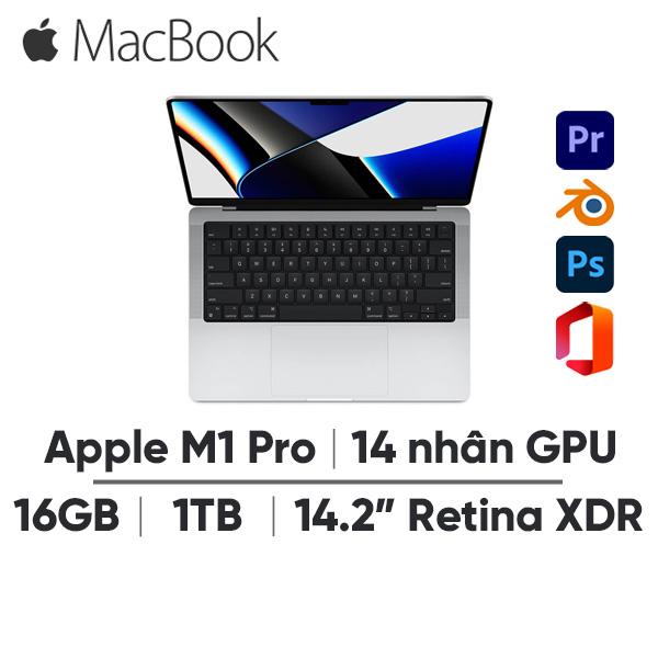 MacBook Pro M1 Pro 14 Inch (16GB/1TB) Cũ 99%