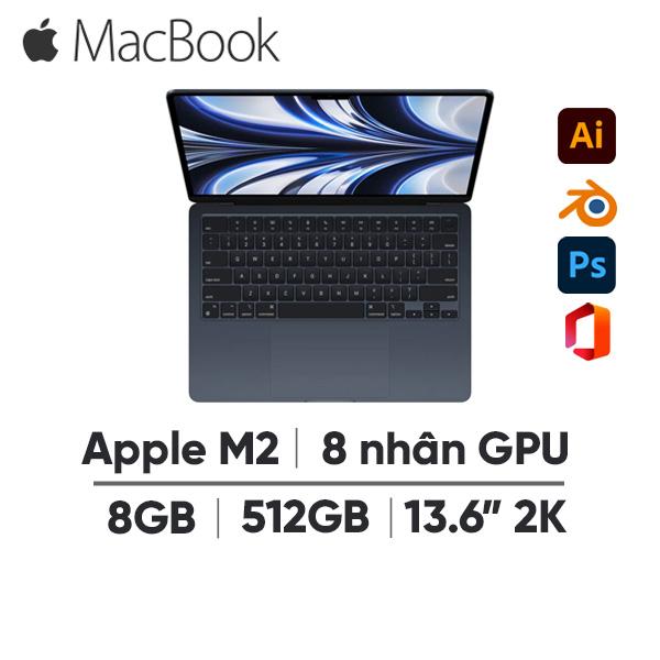 MacBook Air M2 13 Inch 8 CPU 8 GPU (8GB/512GB) Cũ 99%
