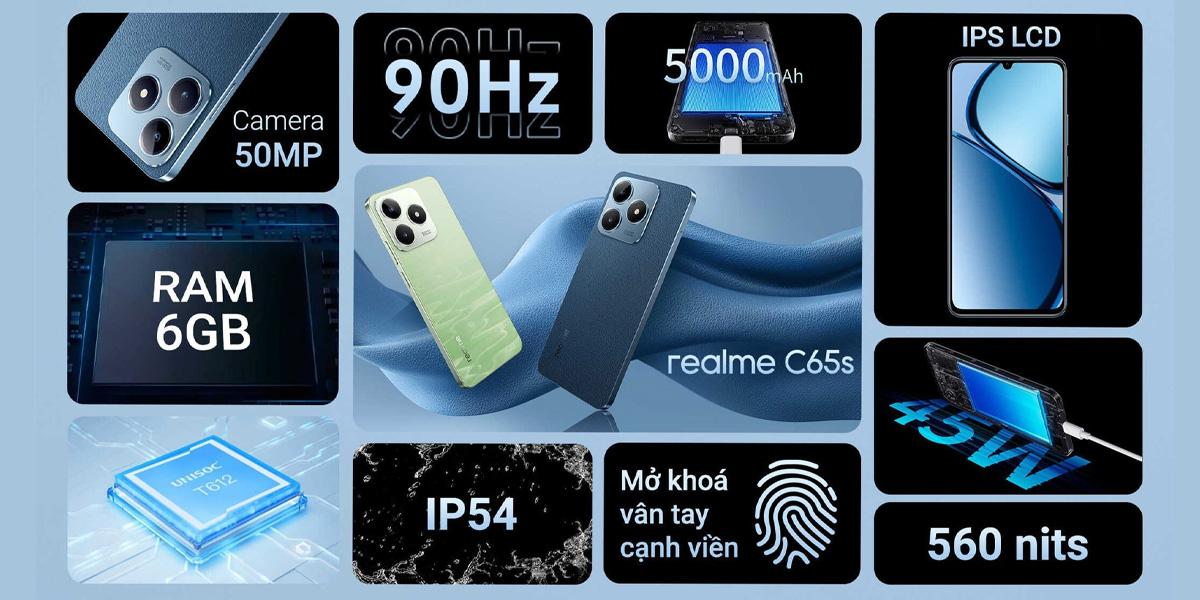 Realme C65s 8GB/128GB Chính Hãng