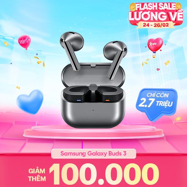 Tai nghe không dây Samsung Galaxy Buds 3 Chính Hãng