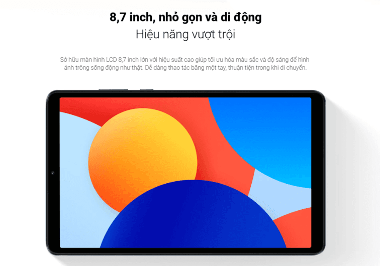 m&agrave;n h&igrave;nh Xiaomi Redmi Pad SE 8.7 inch