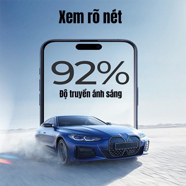 Miếng Dán Cường Lực AUKEY iPhone 15 ClearView