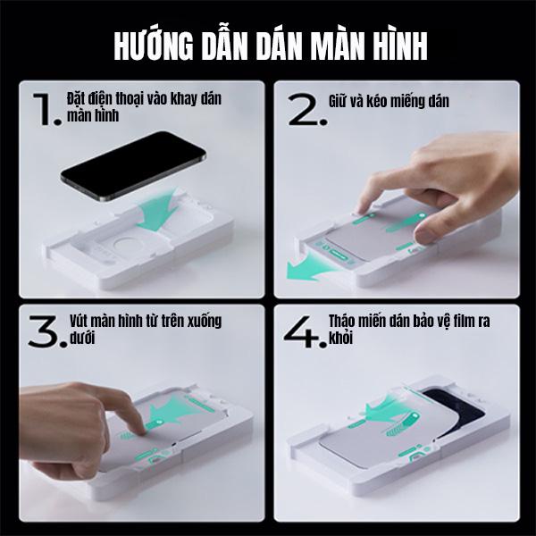 Miếng Dán Cường Lực AUKEY iPhone 15 ClearView
