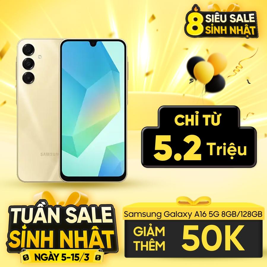 Samsung Galaxy A16 5G 8GB/128GB Chính Hãng - BHĐT