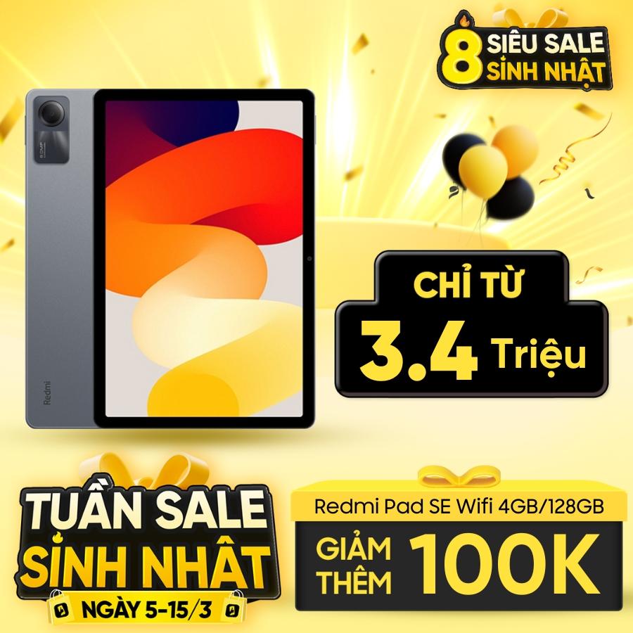 Xiaomi Redmi Pad SE WIFI 4GB/128GB Chính Hãng