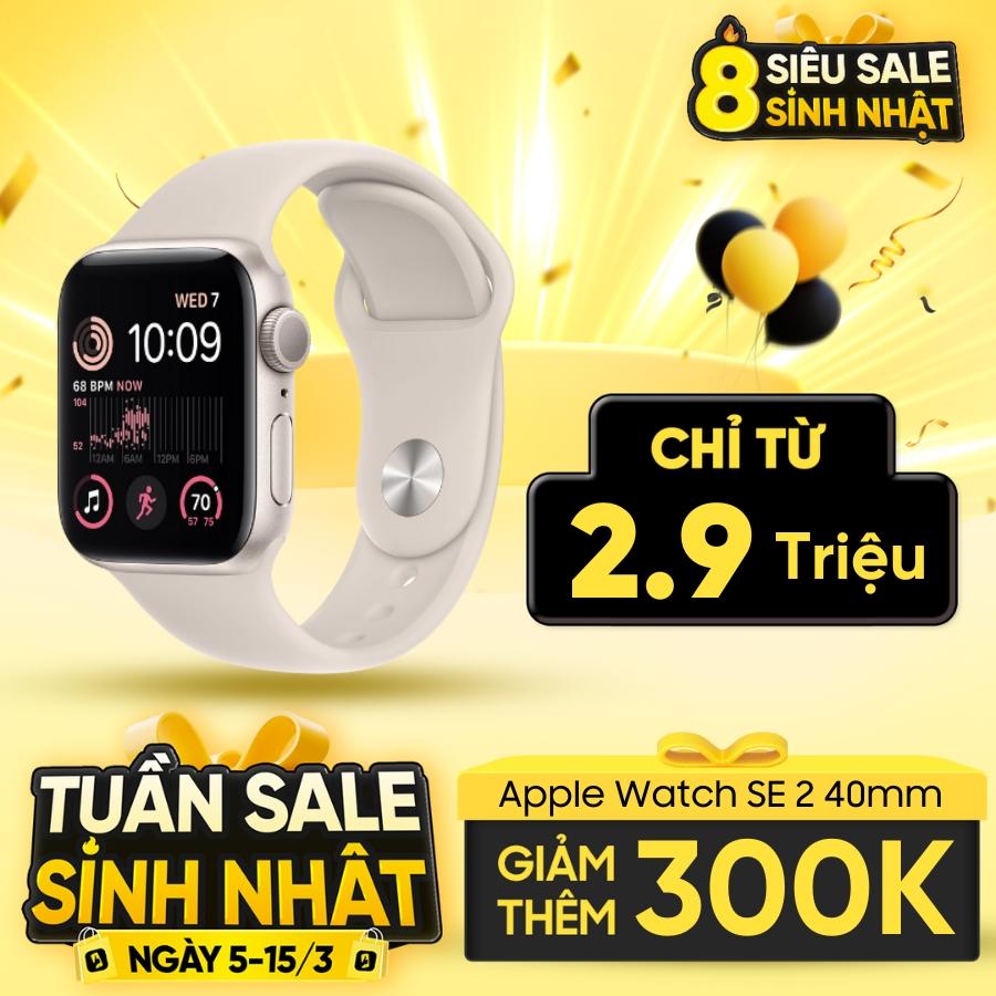 Apple Watch SE 2 40mm Viền Nhôm Cũ 99%